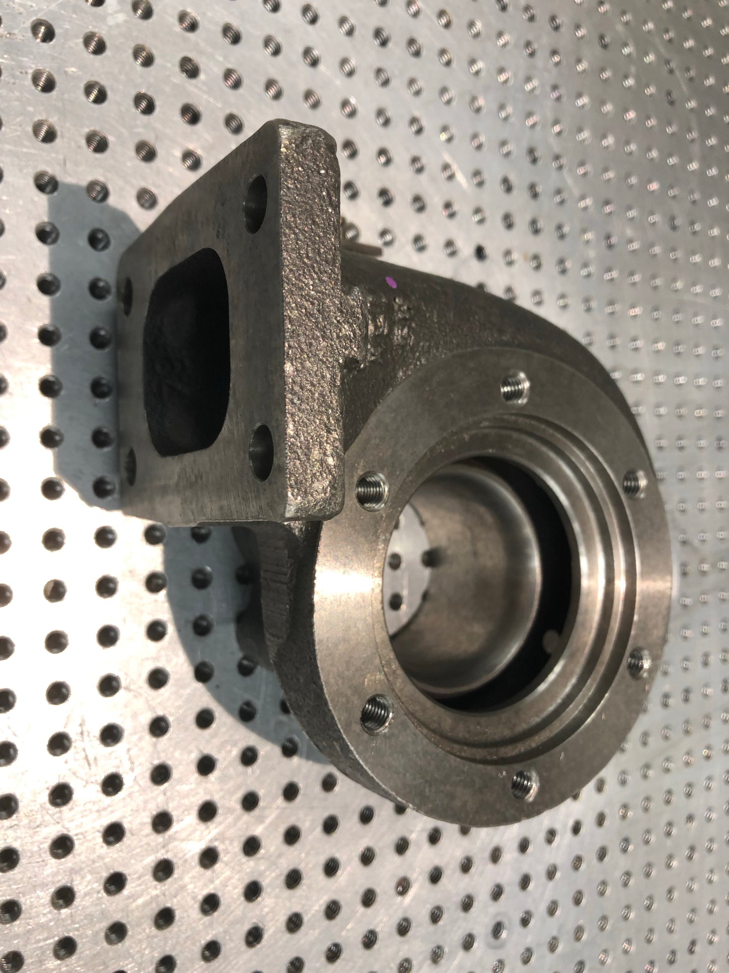 O.E. Garrett GT/GTX28, 430609-0406, 0.64A/R T2, 5-bolt NiResist Alloy turbine housing