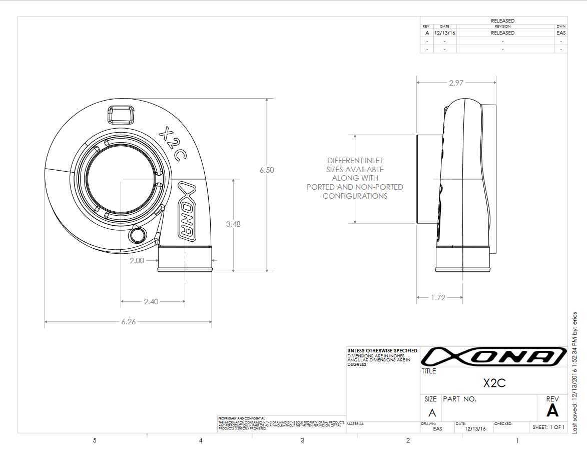 XRC5764S Ball Bearing Turbocharger