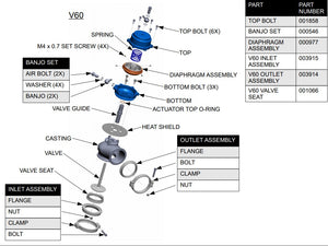 TiALSport F/V-Series Actuator Housings-SEE OPTIONS